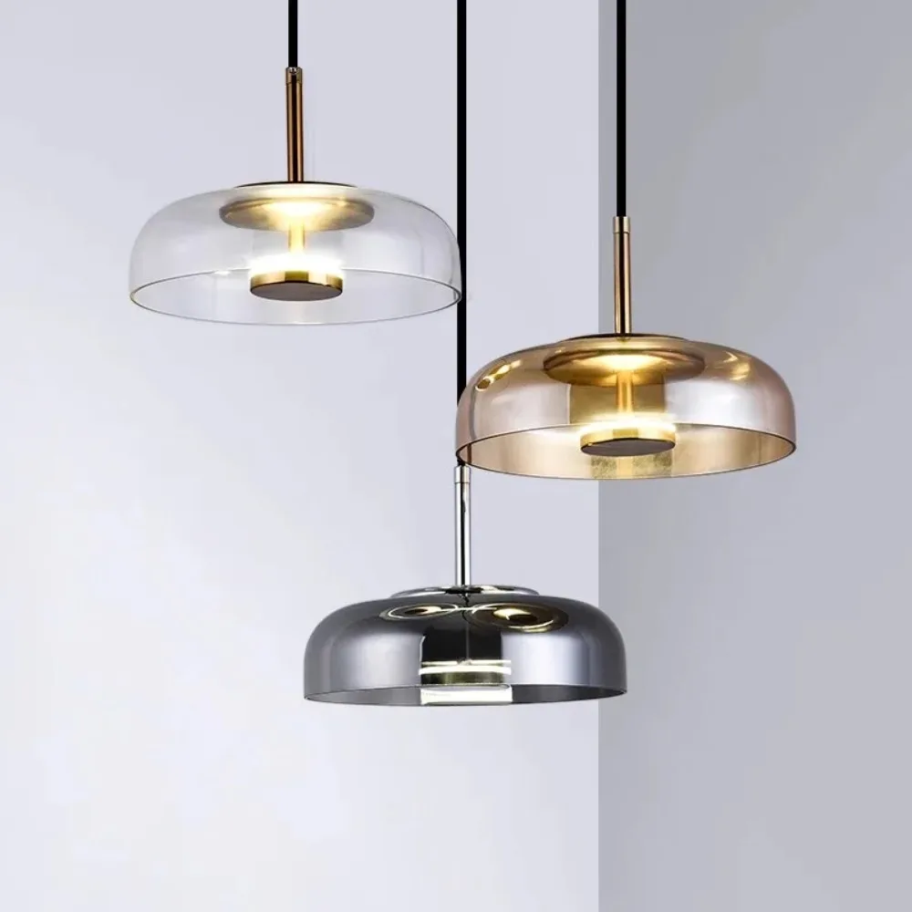 

Modern Pendant Lights Nordic LED Glass Hanglamp for Dining Room Bedroom Loft Lamp Bar Decor Luminaire Suspension Light Fixtures