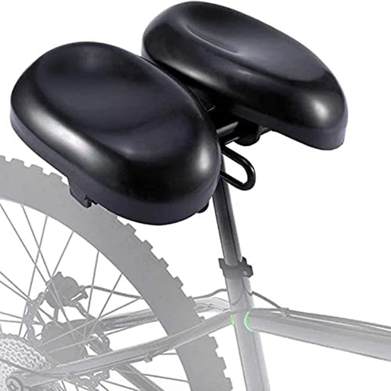 New Noseless Bicycle Seat Comfortable Bicycle Seat For Men Women Ergonomic Soft Double Pad Saddle Cushion