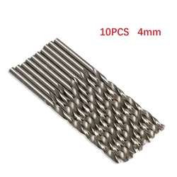 10 Pcs Twist Bohrer HSS Metall Bohren Kopf 4mm 75mm Für Zimmerei Holzbearbeitung Werkzeuge Bohrmaschine Zubehör