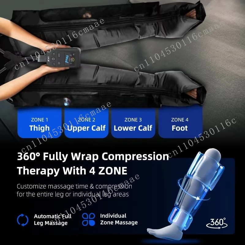Machine Physiotherapy Pressure Air Compression Leg Recovery Massager Boots for Foot Body Relax