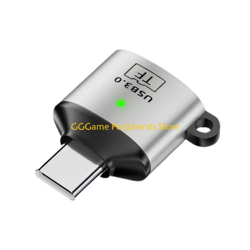 U55B Universal Metal USB C TF Memory Card Reader With USB3.0 Support Seamlessly Data Access