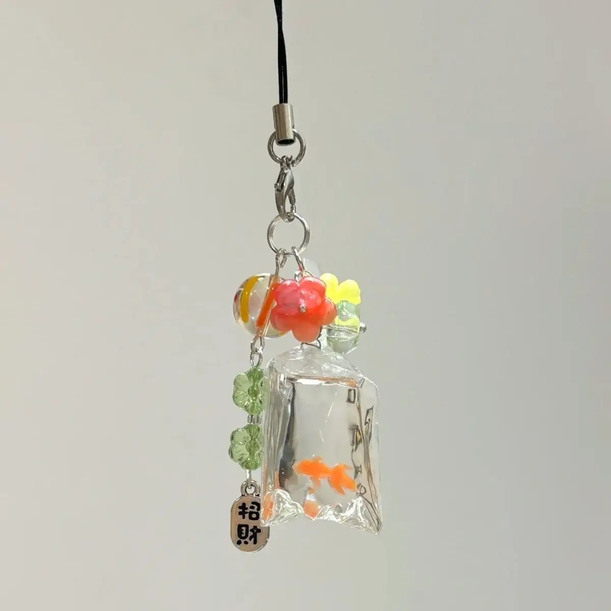 Cute Fish Keychain Phone Charms Lanyard Pendant Colorful Lucky Cases for iPhone15 CCD Camera Schoolbag Decor Y2K Accessories view 4