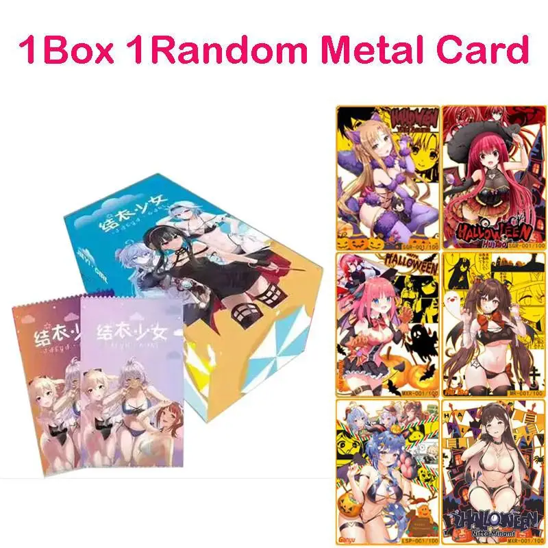 

Newest Jieyi Girl Collection Card Goddess Story Waifu Booster Box ACG TCG CCG Doujin Toys And Hobbies Gift With Metal Card