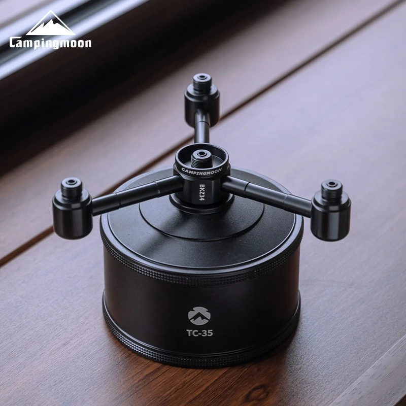 

Газовый фонарь CAMPINGMOON BKZ34 из алюминиевого сплава, черный, 1-в-4, для кемпинга, с эффектом свечи, с адаптером для плоского газового баллона для высокогорья