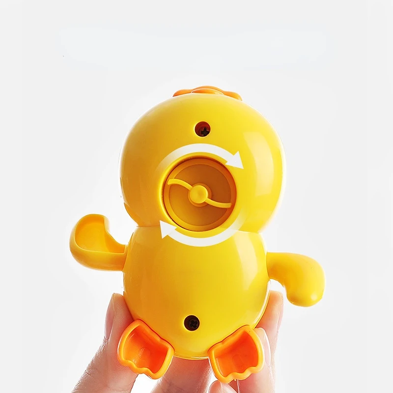 Cute Swimming Duck Bath Toys for Toddlers Floating Wind Up Toys for 1-3 Year Old Boy Girl Newborn Baby Bathtub Clockwork Toys