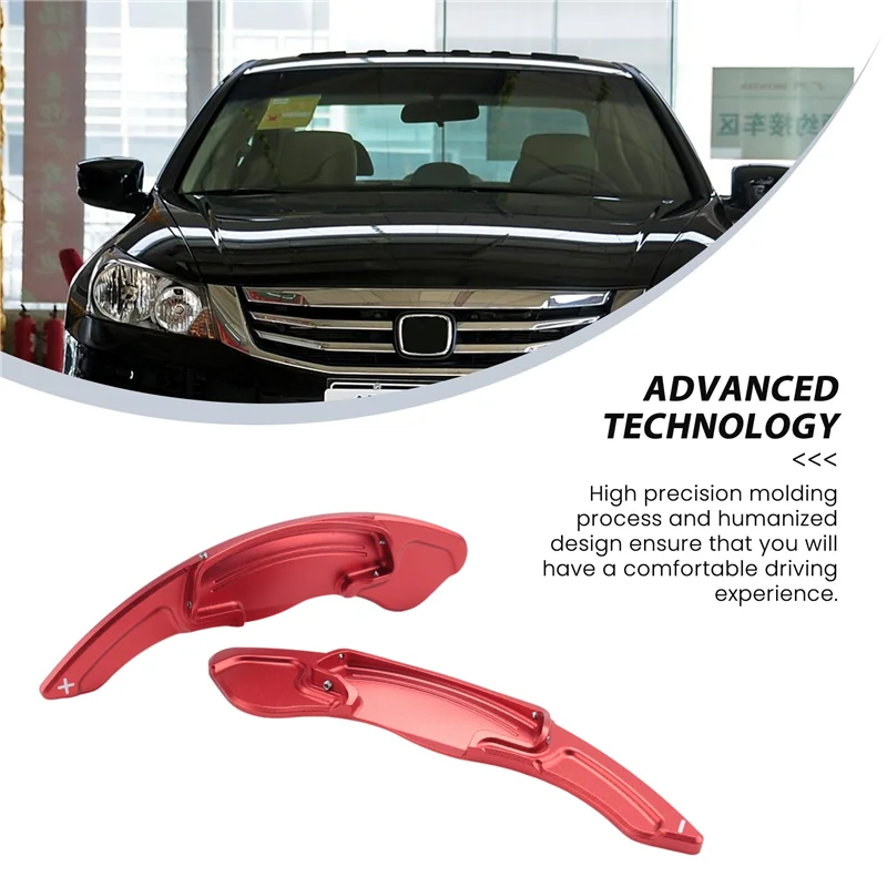 

A11M-Aluminum Alloy Car Steering Wheel Shift Paddle Shifter Extension Fit For Honda Accord Civic Odyssey Acura CR-V UR-V