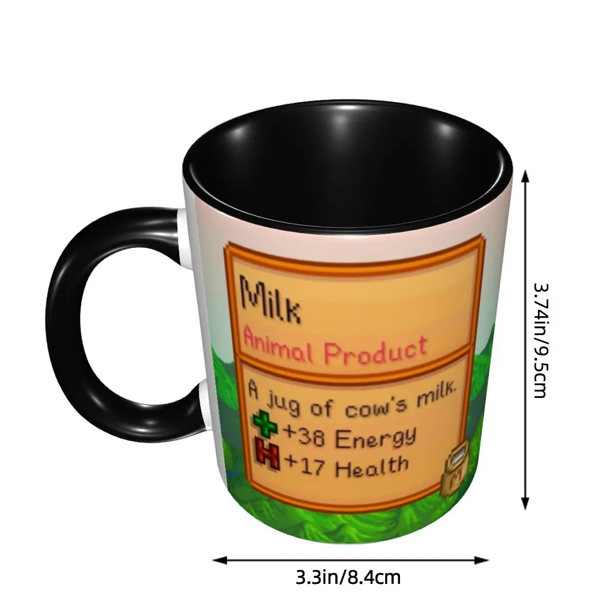 DIY Stardew Valley Video Gamer Milk Ceramic Mug Customized Coffee Cup Creative Present