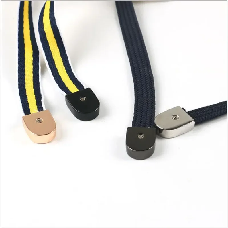 Tapón de extremos de cordón, bloqueo, hebilla de Metal para bolso, zapatos, ropa deportiva, cordón para ropa, accesorios, 30 Uds.