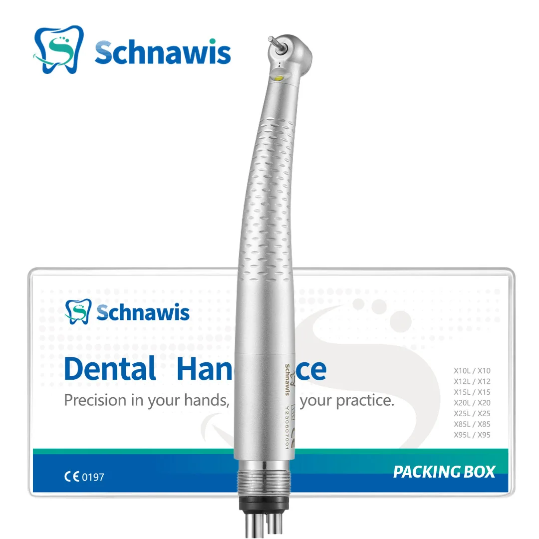 Dental High Speed Handpiece Dentistry Led Air Turbine Handpiece with Single Water Sprays Handpiece 2/4Hole Dentist Instrument