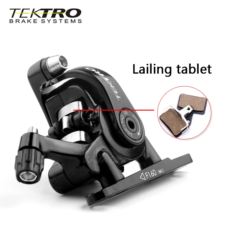 TEKTRO MD-C550 Road Bike Disc Brake 160/140mm Line Pull Brake Flat Mount Bilateral Braking Double Piston Cable