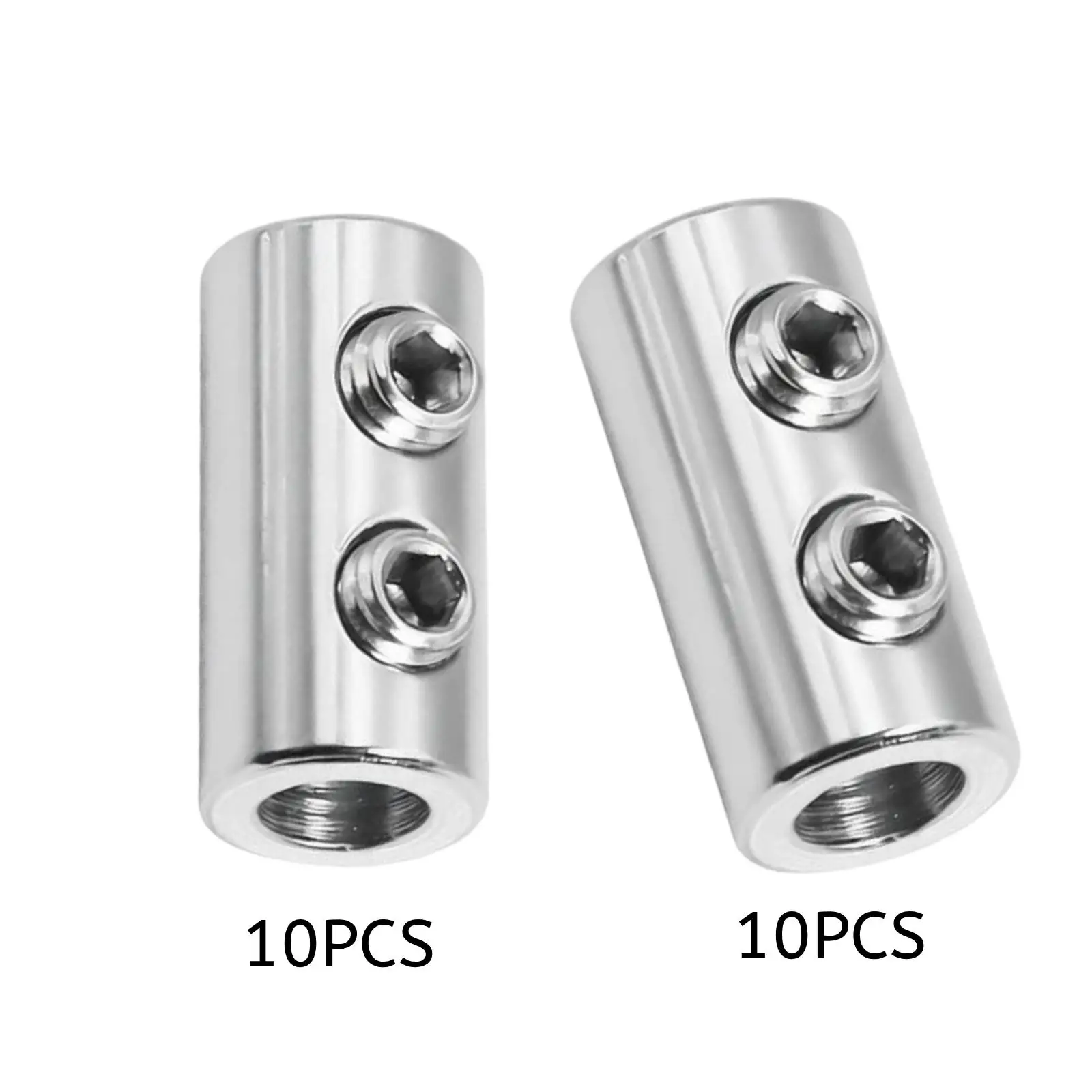 Stainless Steel Wire Rope Clip Set Internal Hex Double Hole Cable Clamps for Home Projects Fences and Banners - view 5