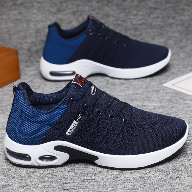 Fashion Breathable Men's Shoes Summer Mesh Flying Woven Casual Sneakers 2025 Versatile Men Tennis Running Shoes Zapatillas 39-44