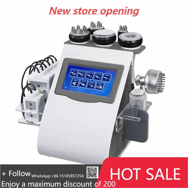 كيم 8 40k التجويف بالموجات فوق الصوتية RF EMS مطرقة ثلج فقدان الوزن تدليك تشكيل الجسم العناية بالبشرة ثبات رفع صالون الجمال