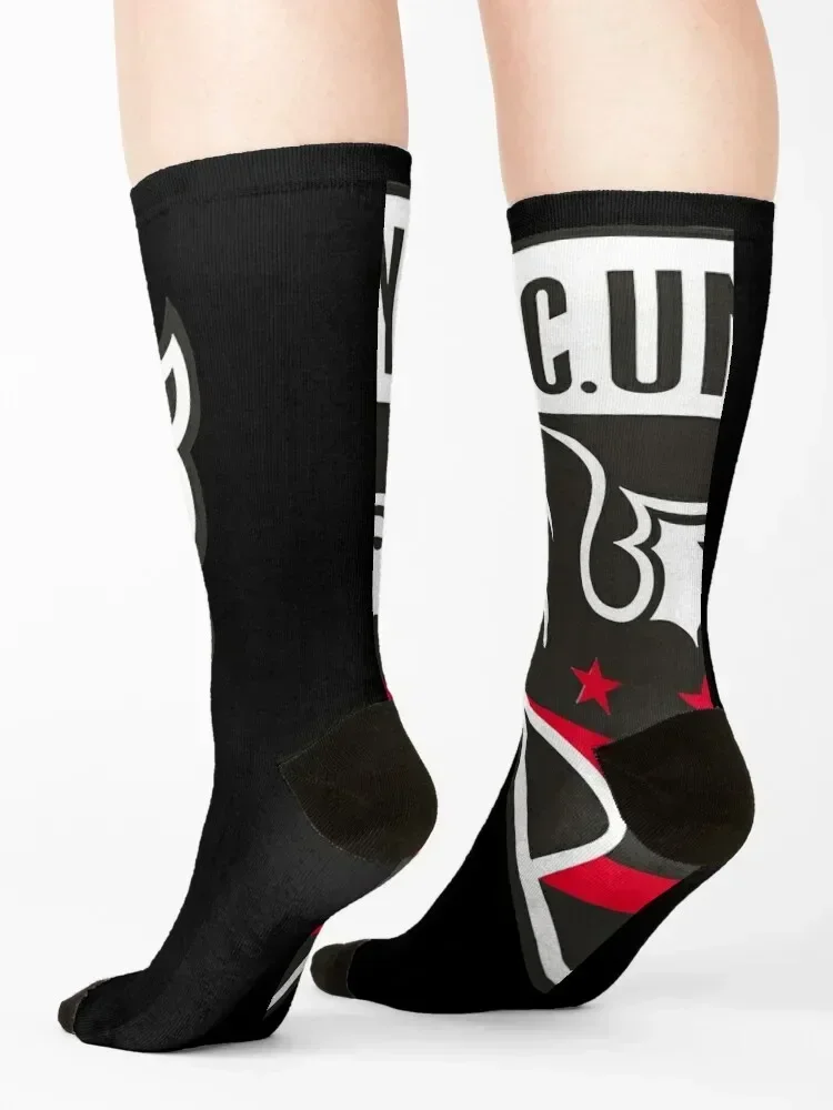 DC United kaus kaki sepak bola pria wanita, hadiah Natal anti licin kawaii