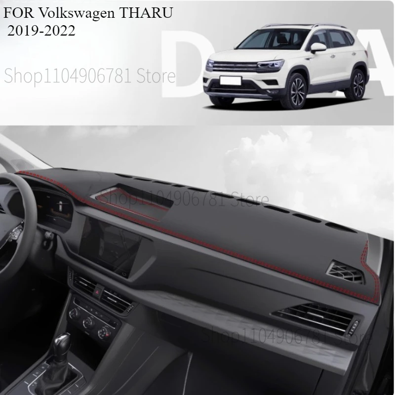 

ДЛЯ Volkswagen THARU 2019-2022 автомобильный коврик для приборной панели, коврик для приборной панели, козырек от солнца, чехол для приборной панели, аксессуары для ковров