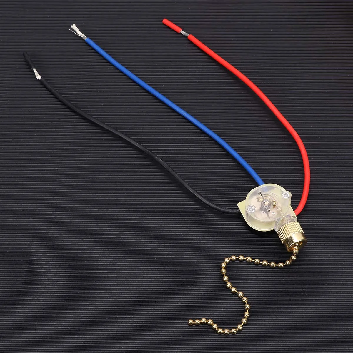 

2PCS Ceiling Fan Fan Pull-chain Operator Ceiling Lamp Replacement Part for Home School Office (3 Modes)