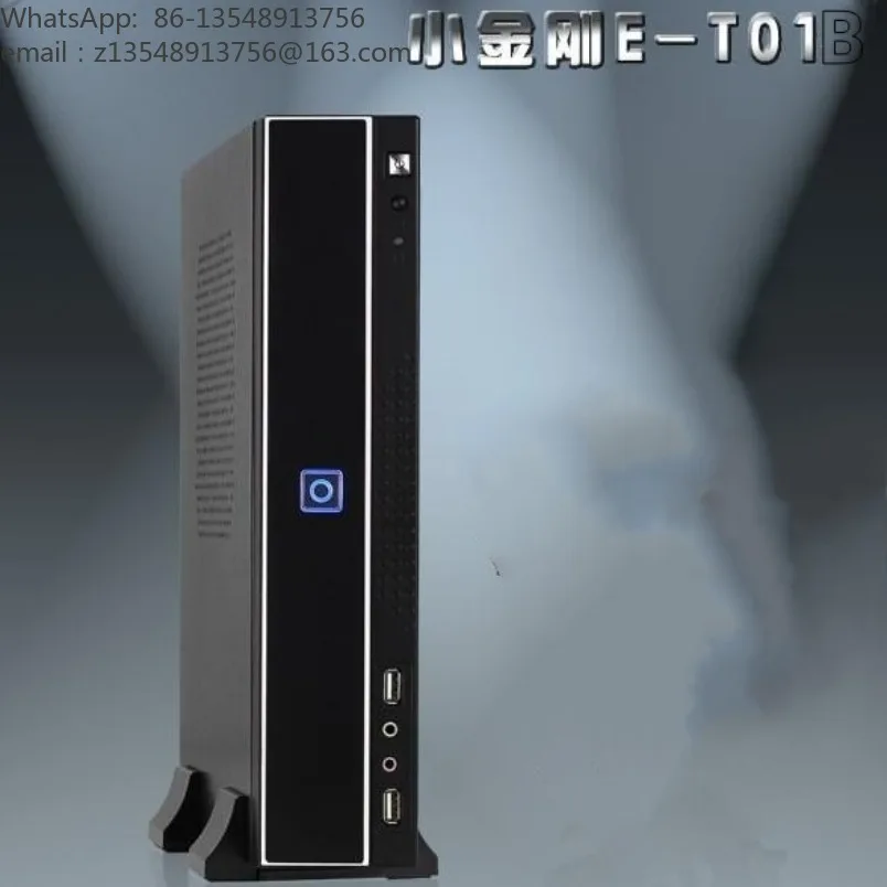 S0208 Mini MATX Desktop PC Chassis T01B 2007B Compact HTPC Computer Small Case