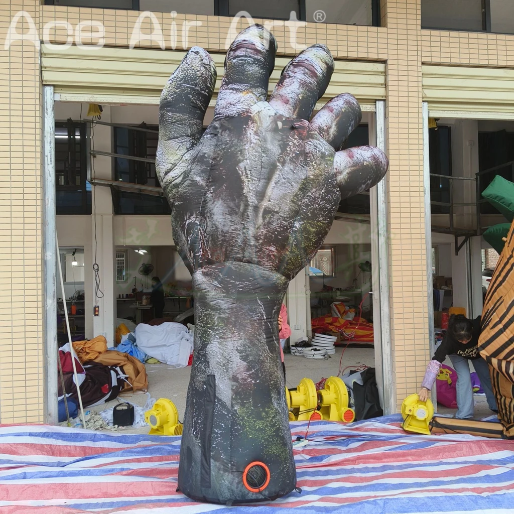 할로윈 축제 장식용 대형 악마 손 풍선, 악마 손 모양 풍선