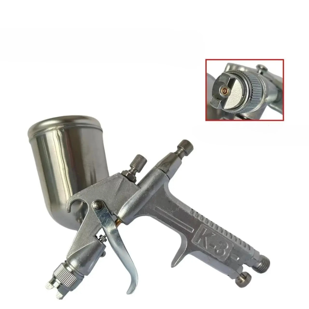K3 upper pot 0.5 pneumatic spray gun small caliber repair spray gun For Car Painting Repair Professional