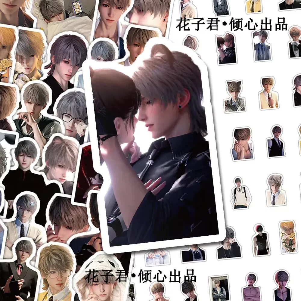 130 "Shen Xinghui" 스티커, "Love and DeepSpace" 높은 등장 수준의 주인공 장식 노트 문구 스티커 diy