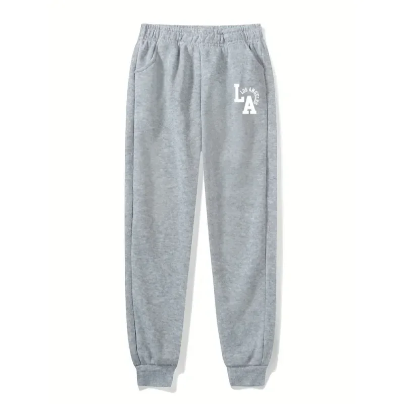 

Sweatpants Mens Casual Cotton Mens Joggers Tracksuit Bottoms Men with Loose Fit Gym “Los Angeles” Printed