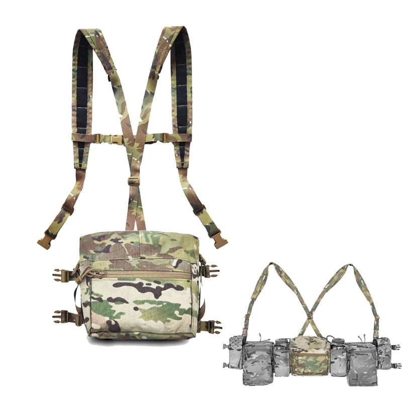 Tactical SS Style LBV Expander Kit Rear Backpack Compatible with Tactical 34A Chest Hanger Equipment