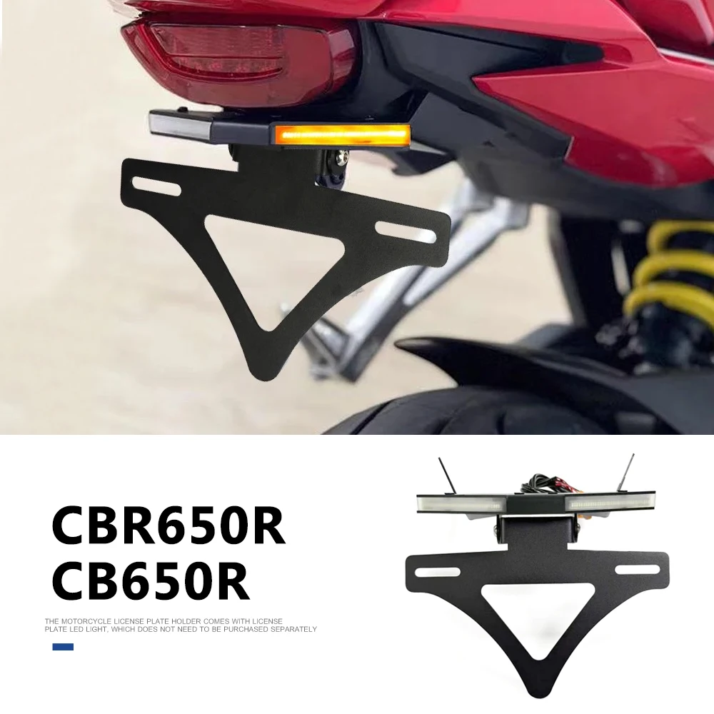 

Motorcycle CNC Tail Tidy Fender Rear Tail Bracket License Plate Holder For Honda CB650R CBR650R CBR 650 R CB 650R 2021-2025