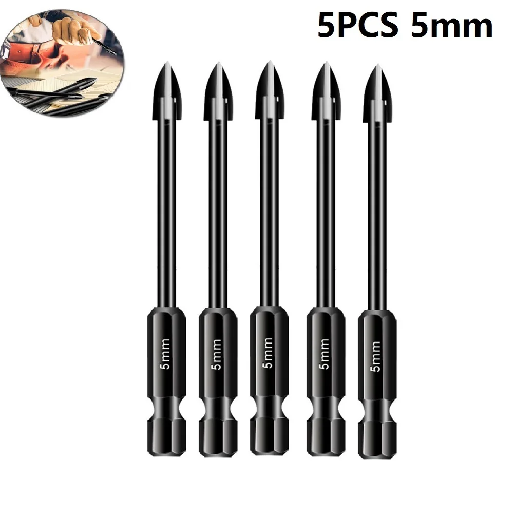 Triangle Drills Bit High Quality and Versatile Carbide Steel Triangle Drill Bit Set for Glass Ceramic and More