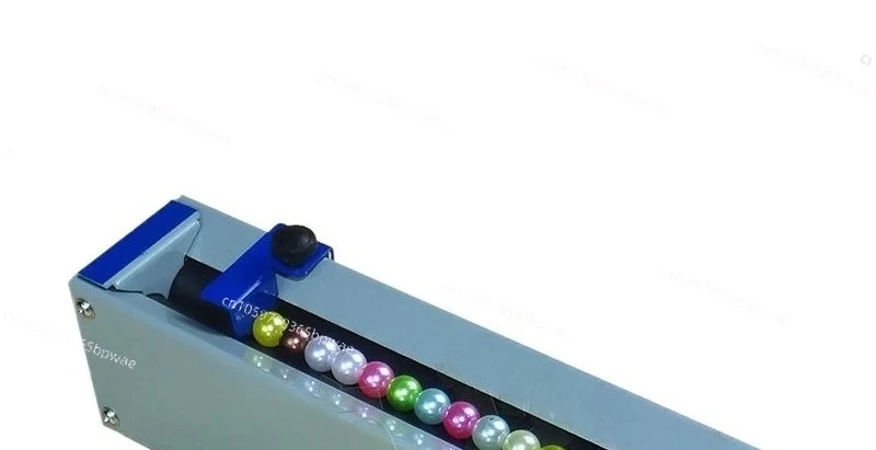 Electric Adjustable Single Channel Bead Threader Metal Shell Sturdy Automatic Pin Alignment Bead Stringing Machine