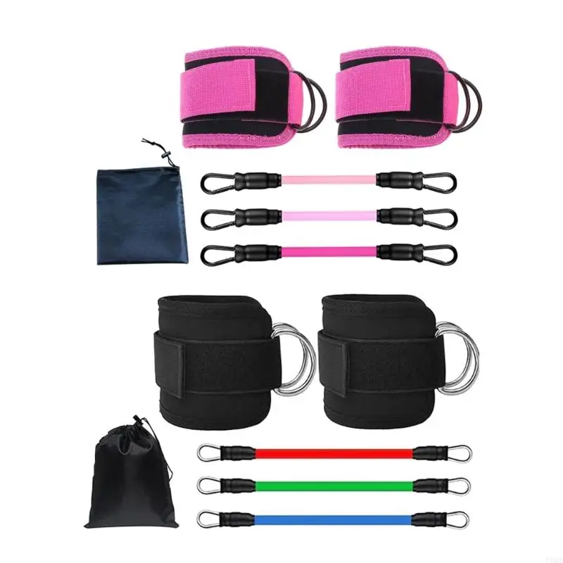 

U90E Glutes Workout Equipment with Adjustable Ankle Strap Ankle Bands Glute Exercise Bands Ankle Resistance Bands with Cuffs