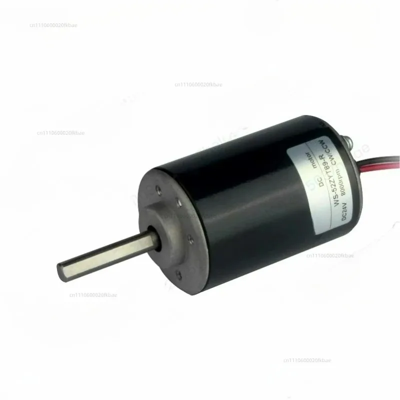 12v DC motor 24 volt high torque silent high speed small motor 30W forward and reverse micro adjustable speed motor