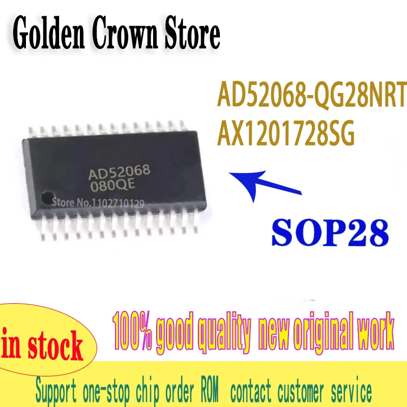 5Pcs/Lot  AD52068-QG28NRT AD52068 sop-28  AX1201728SG AX1201728  New and Original In Stock