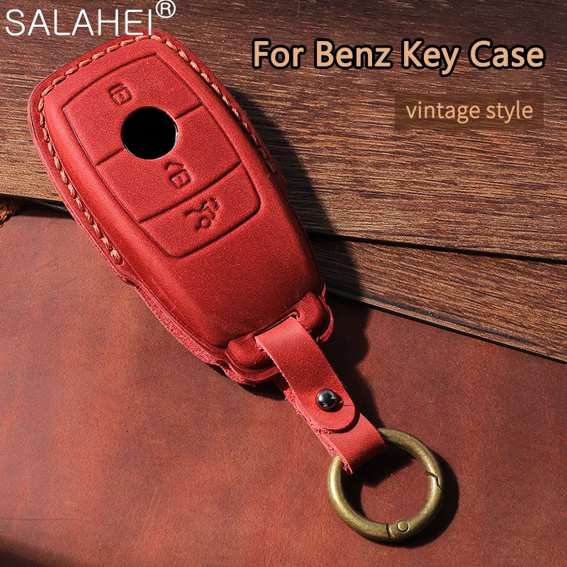 Car Key Case Shell Protect Keychain For Mercedes Benz A B C S E Class W213 W176 W221 W204 W205 W223 W206 S350L S400L S450L S500L