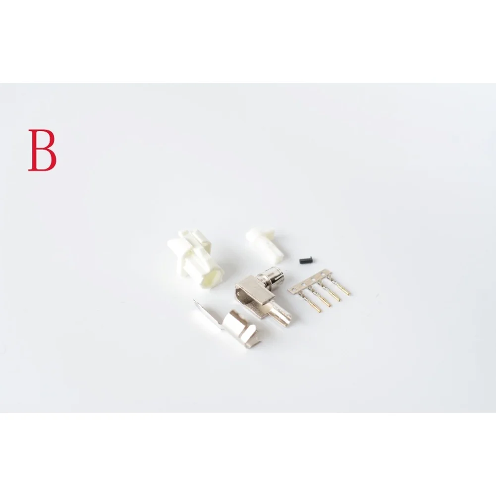 Vehicle LVDS Data Cable 4 Pin Short Body Elbow Connector with B Port for Automotive Camera and Display Connection