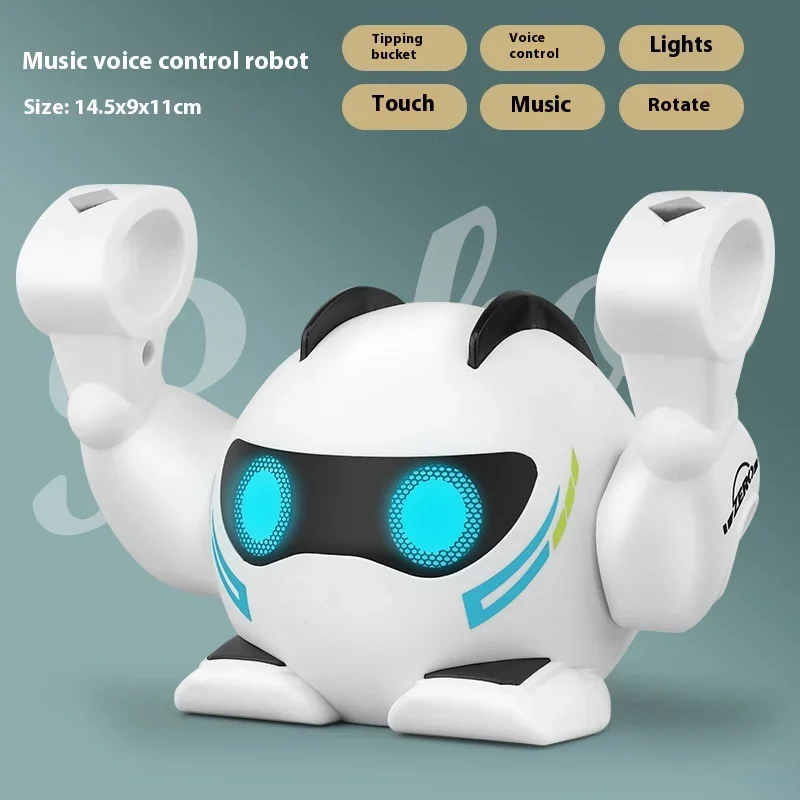 Dancing Robot Children Electric Dancing Toy Intelligent Touch Sensing Sound and Light Music Robot