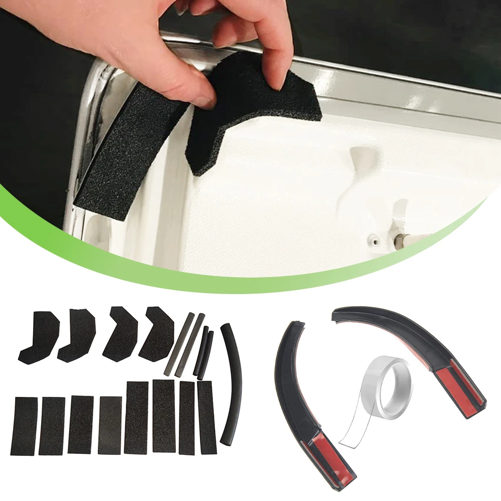 

Car Hard Top Rain Blocker Seal Kit Roof Leak Repair Tool Diversion for Jeep Wrangler JK 2007-2017 2/4-Doors Interior Accessories