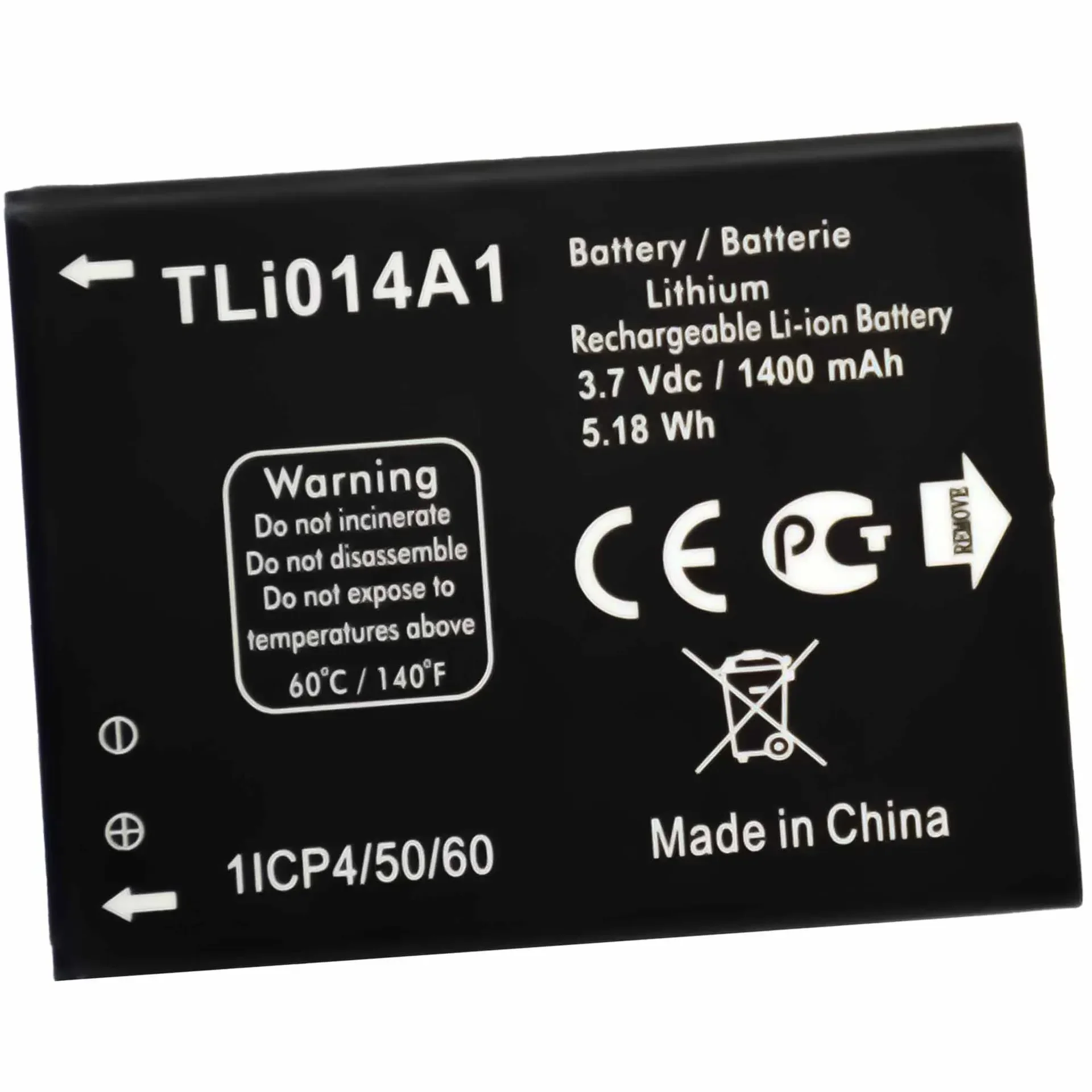 High Qualit Replacement Battery For Alcatel Pixi 3 （4） 4013D One Touch Fire Tli014A1 Mobile Phone Lithium Batteries