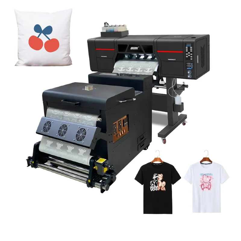 Colorful digital inkjet Dtf printing machine for all fabric socks bags pants A1 dtf printer with shaker