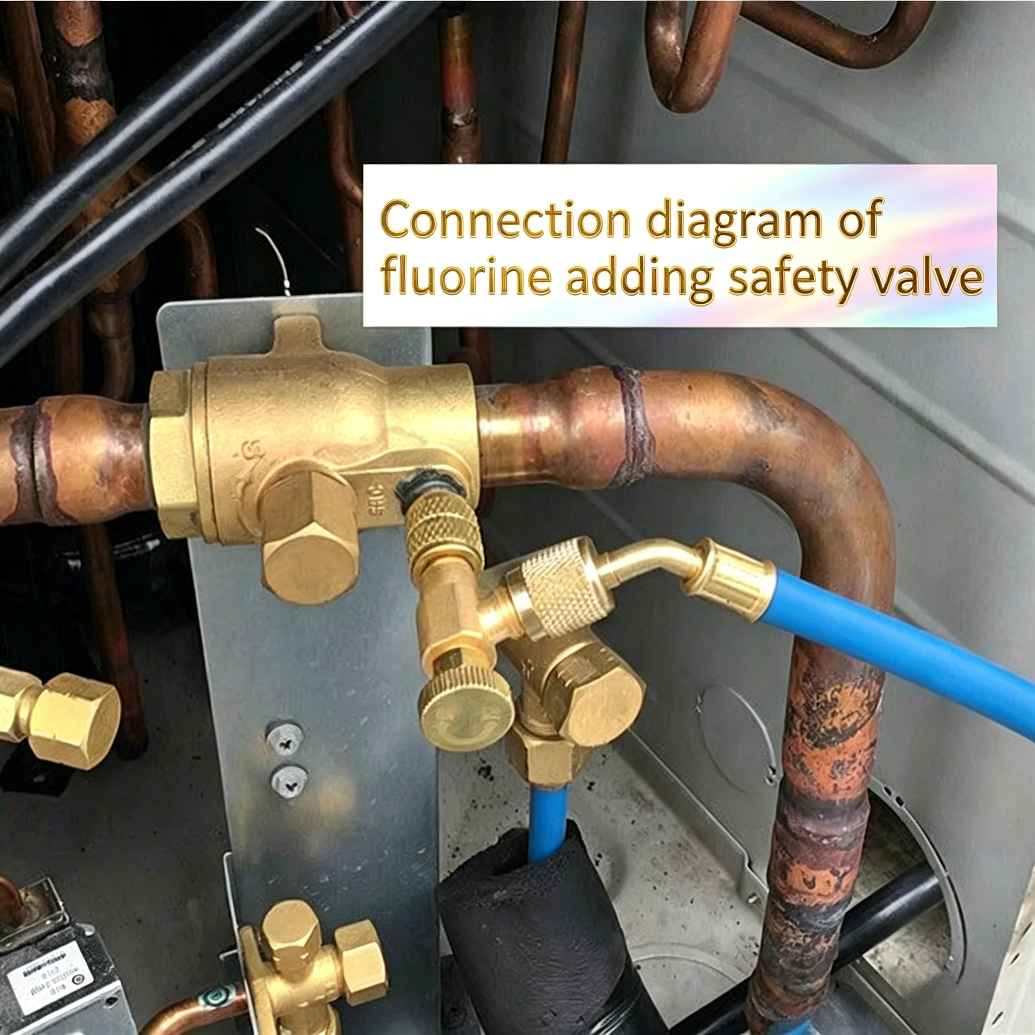 Air Conditioning Refrigerant Safety Valve R410A R22 1/4\