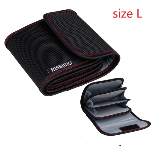 Imagen 2 del producto RISESPRAY-bolsa de filtro de lente de cámara con 4 ranuras, billetera de poliéster duradero, bolsa de filtro UV ND CPL, bolsa de filtro de fotografía profesional