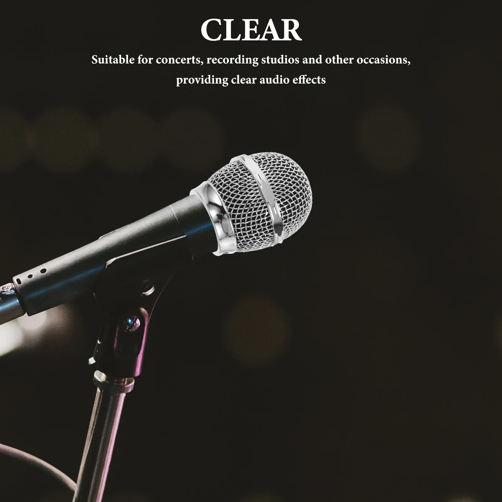 

Heavy Duty Microphone Metal Grille Replacement Sturdy Mic Attachment for Long Lasting Performance and Sound Quality