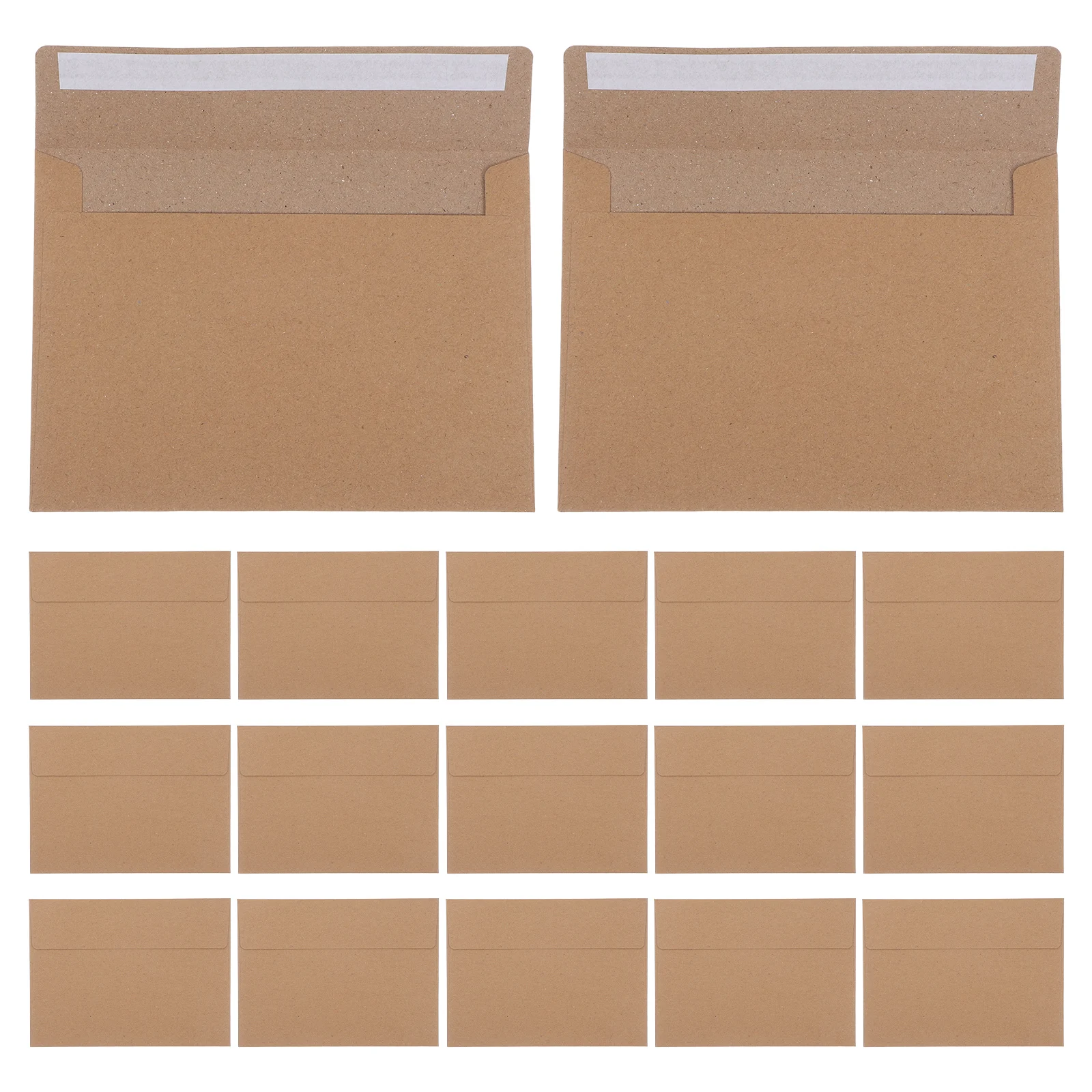 

50 Pcs Envelopes Holder Security Envelopes Blank Bulk Mail Vintage Letter Self Size Letter Party Greet Stationery