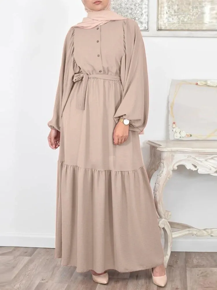 Eid-Abaya musulmana para mujer, Vestido largo de fiesta, Ramadán, Dubái, Turquía, Islam, Marruecos, caftán, 2023