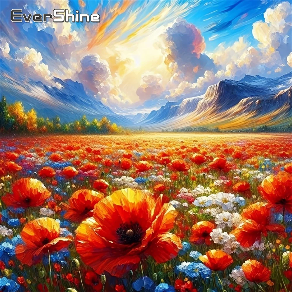 Evershine Diamond Mosaic Landscape Picture Of Rhinestones Pa