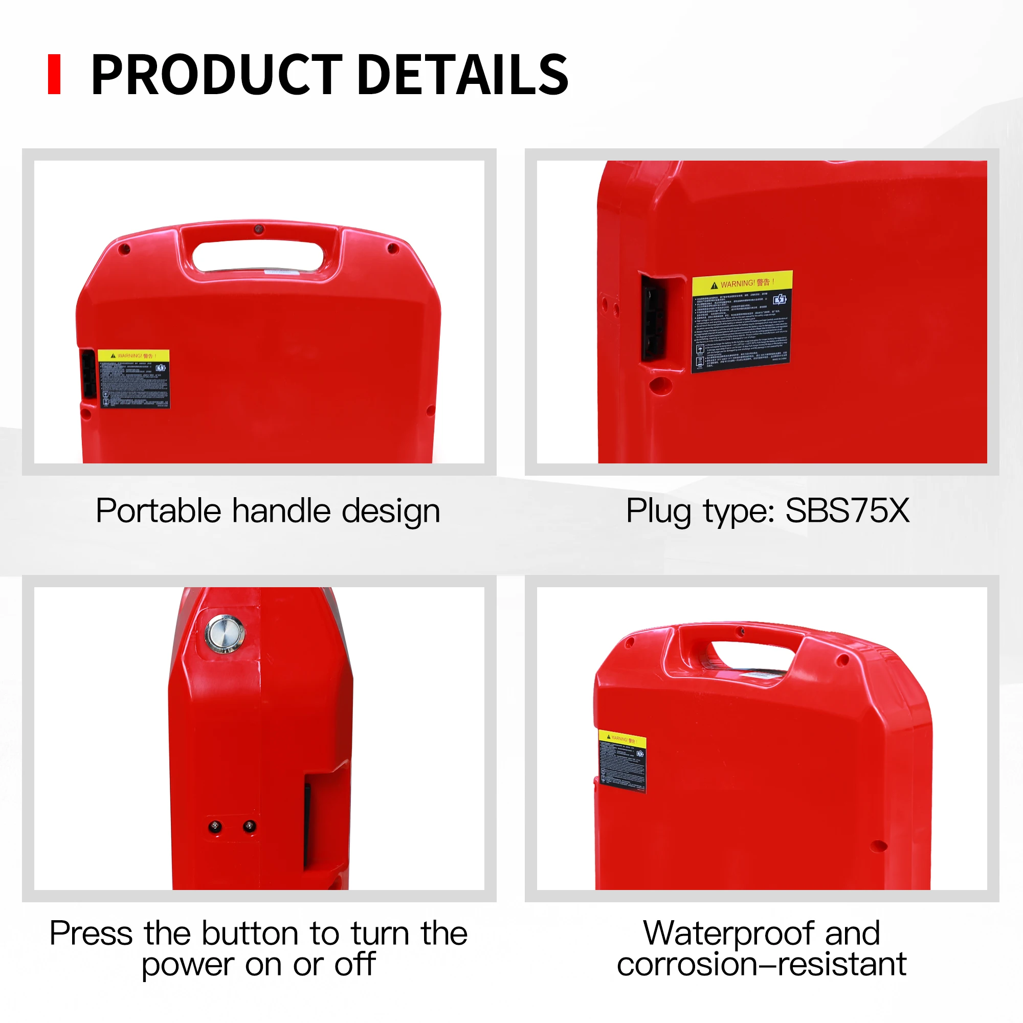 بطارية ليثيوم LiFePO4 24 فولت 60 أمبير في الساعة لشاحنة البليت الكهربائية HELI CBD15J /18J-Li-S