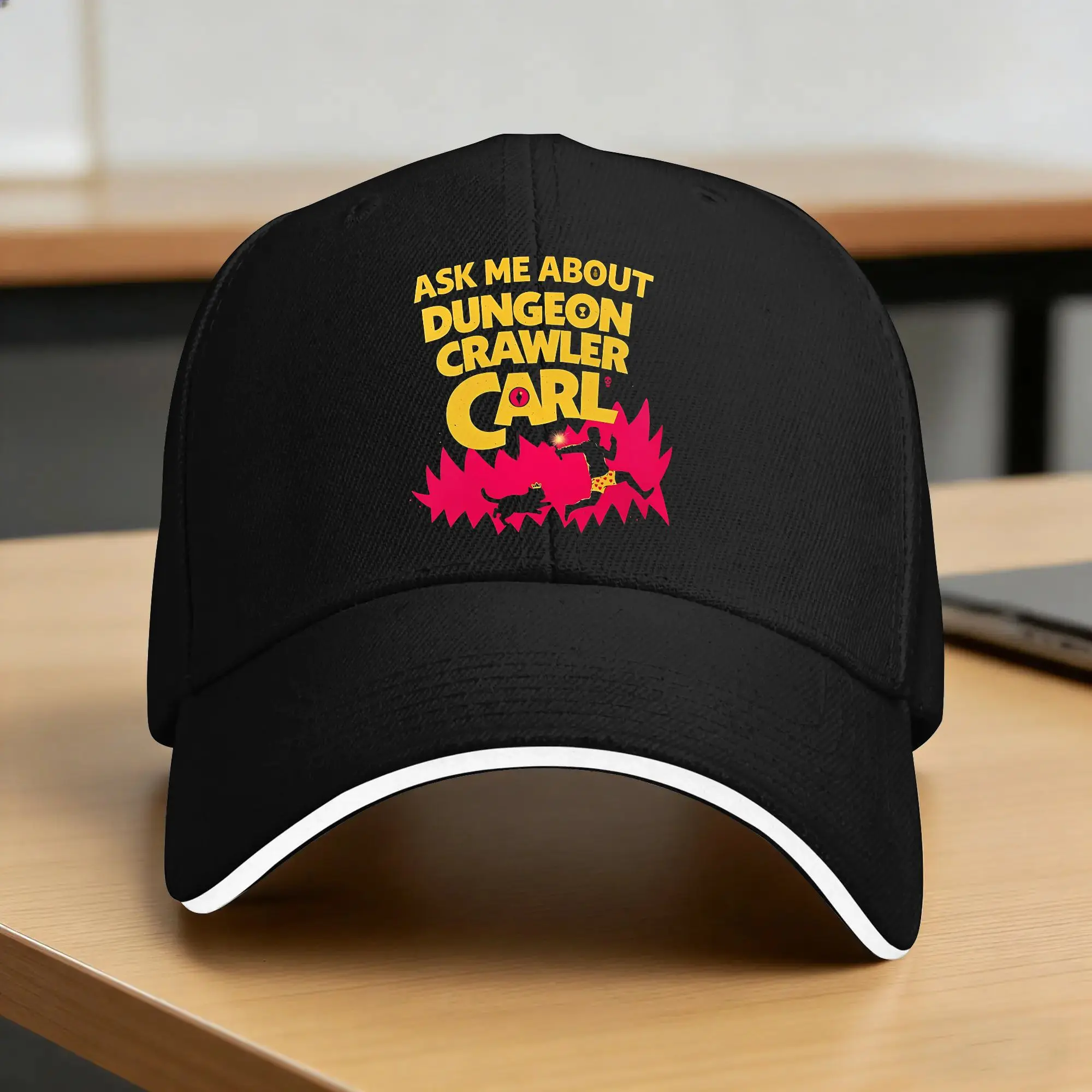 Dungeon Crawler Carl New Achievement Casual Baseball Cap Summer  Trucker Hat Wholesale Hiking  Men Women Funny Baseball Caps