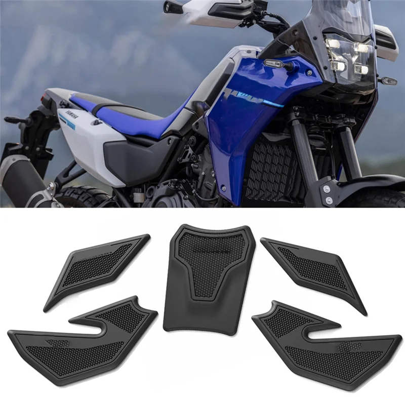 

For Tenere 700 Rally 35Kw 2025 Motorcycle Accessories Waterproof Pad Stickers Non-Slip Side Fuel Tank Stickers