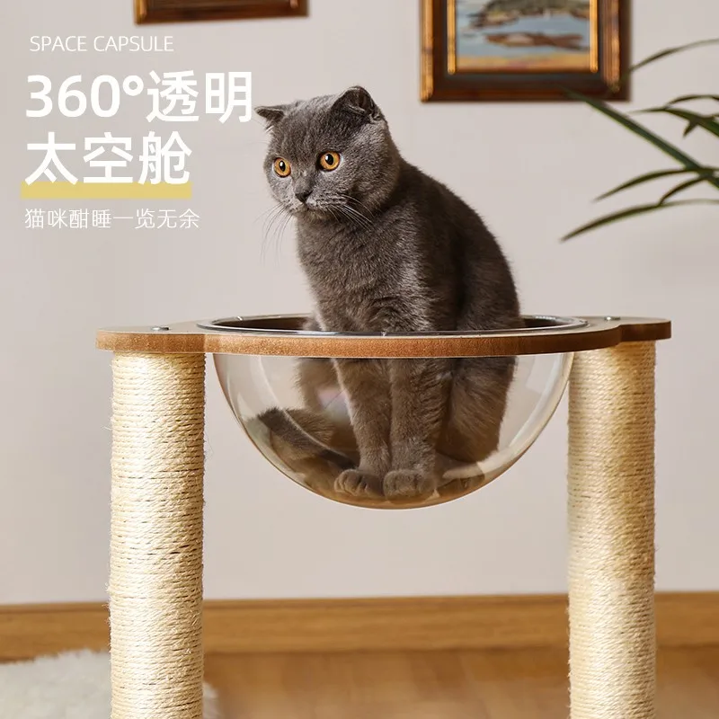 

Cat climbing frame, space capsule, cat litter, cat tree, sisal, cat scratch board, vertical integrated multi-functional pet