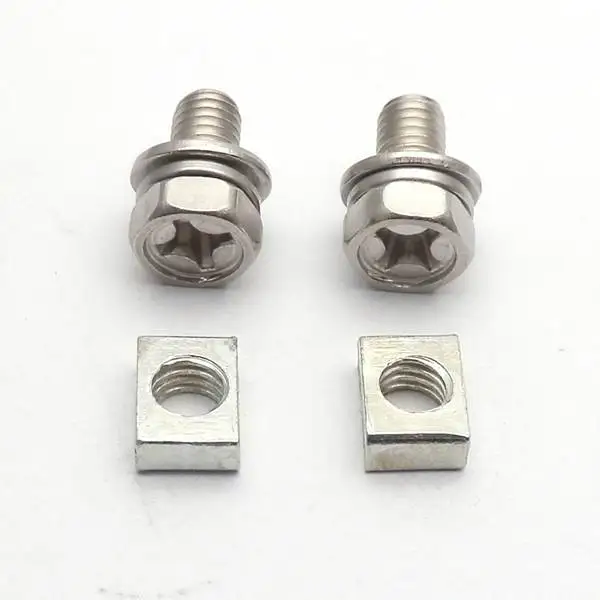 2 Set Motorcycle Scooter ATV Dirt Bike Battery Terminal Nut and Bolt Screws With Or Without Washers M5 M6 8mm 10mm 12mm 16mm