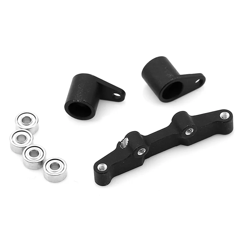 B78B-RC Car Upgrade Steering Combination Kit For LOSI 1/24 Micro-B RC Car Upgrade Accessories Black